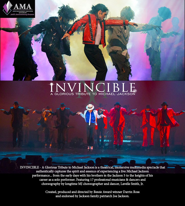 INVINCIBLE - MJ TRIBUTE — Arts Management Associates